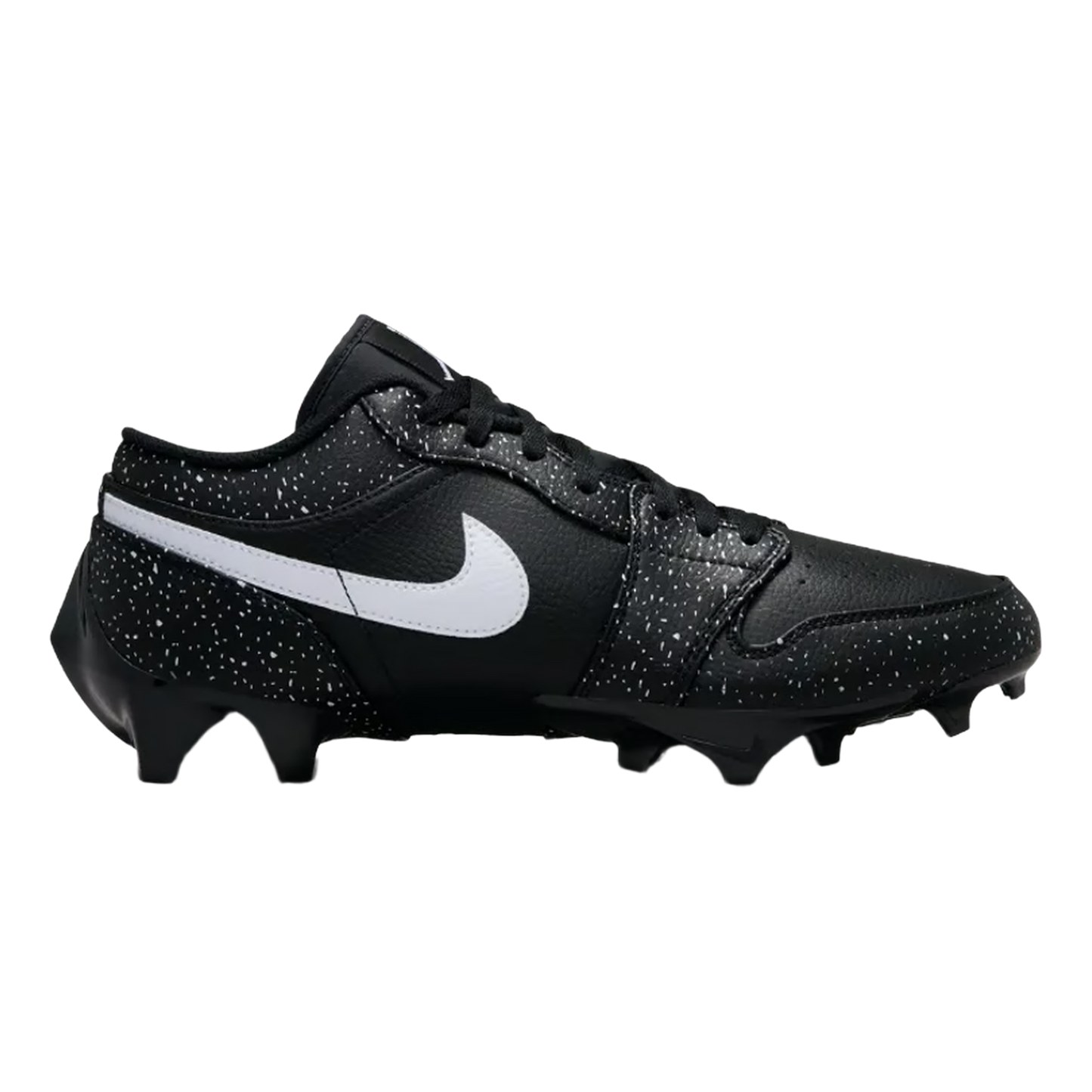 Nike Air Jordan 1 Low TD Cleat Black White Splatter FJ6245-005