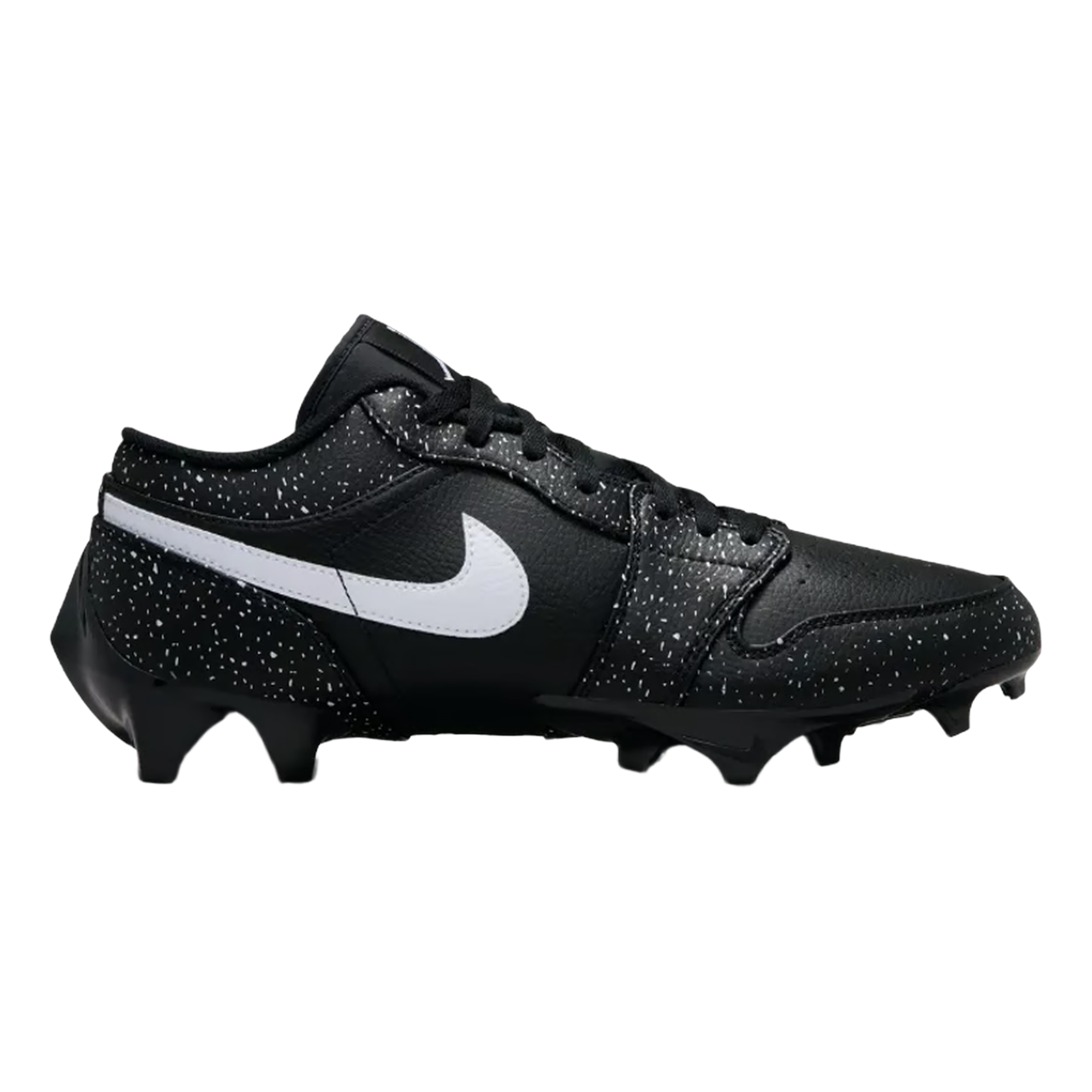 Nike Air Jordan 1 Low TD Cleat Black White Splatter FJ6245-005