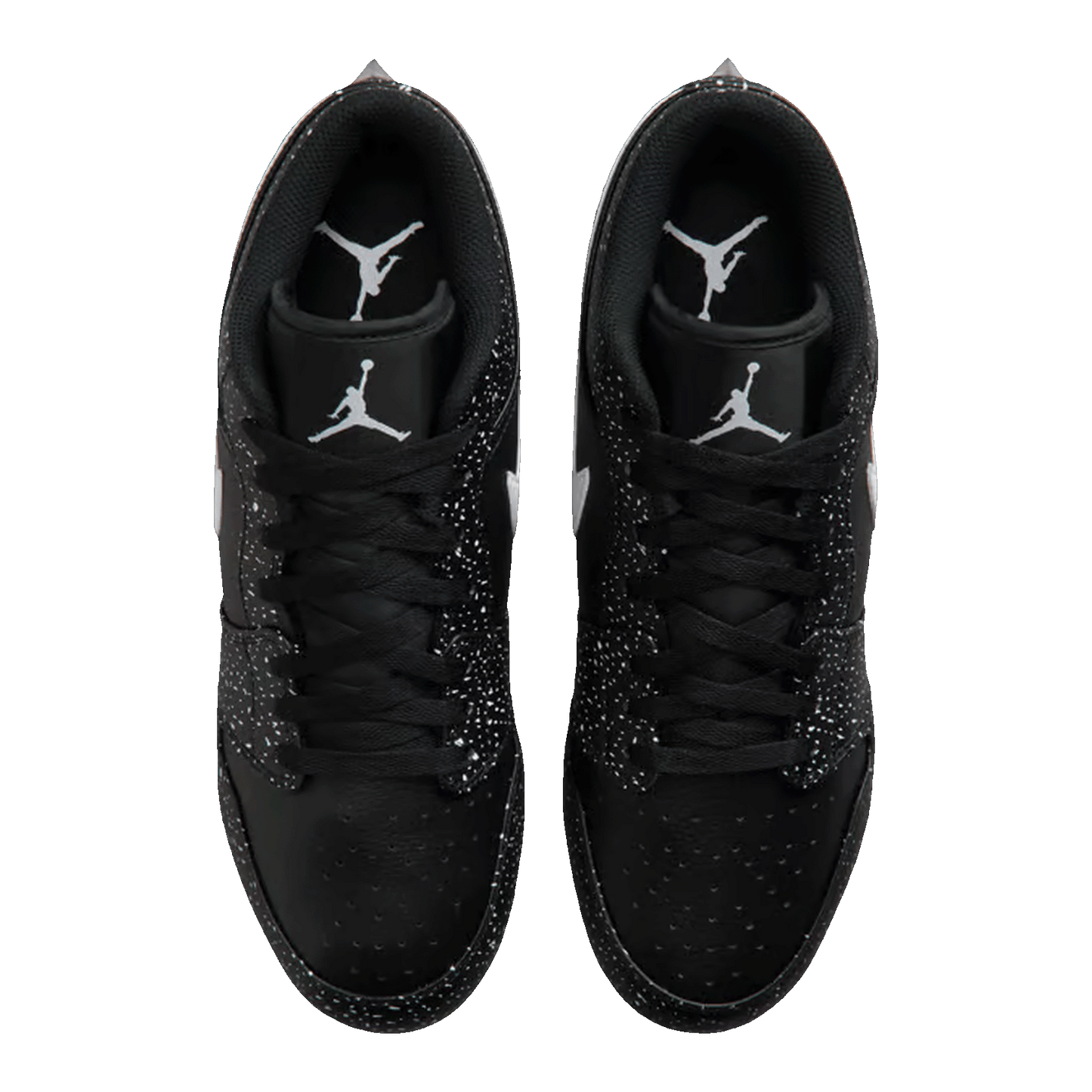Nike Air Jordan 1 Low TD Cleat Black White Splatter Oben FJ6245-005
