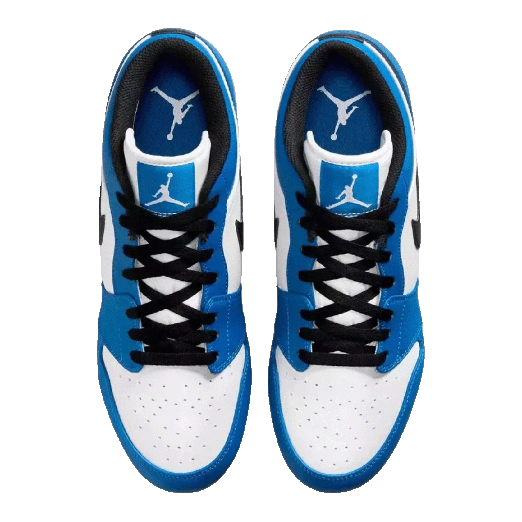 Nike Air Jordan 1 Low TD Cleat Game Royal Oben