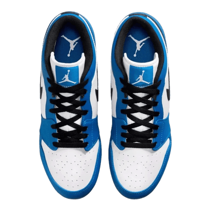 Nike Air Jordan 1 Low TD Cleat Game Royal Oben