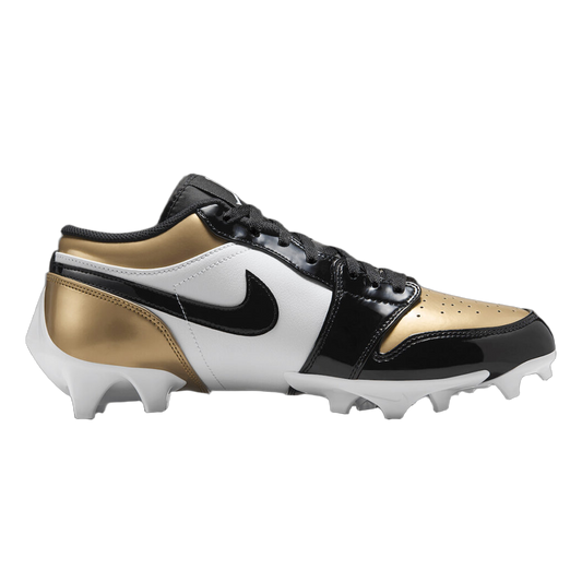 Nike Air Jordan 1 Low TD Cleat Patent Gold Toe FJ6245-701