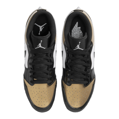 Nike Air Jordan 1 Low TD Cleat Patent Gold Toe Oben FJ6245-701