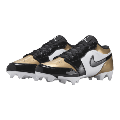 Nike Air Jordan 1 Low TD Cleat Patent Gold Toe Side FJ6245-701