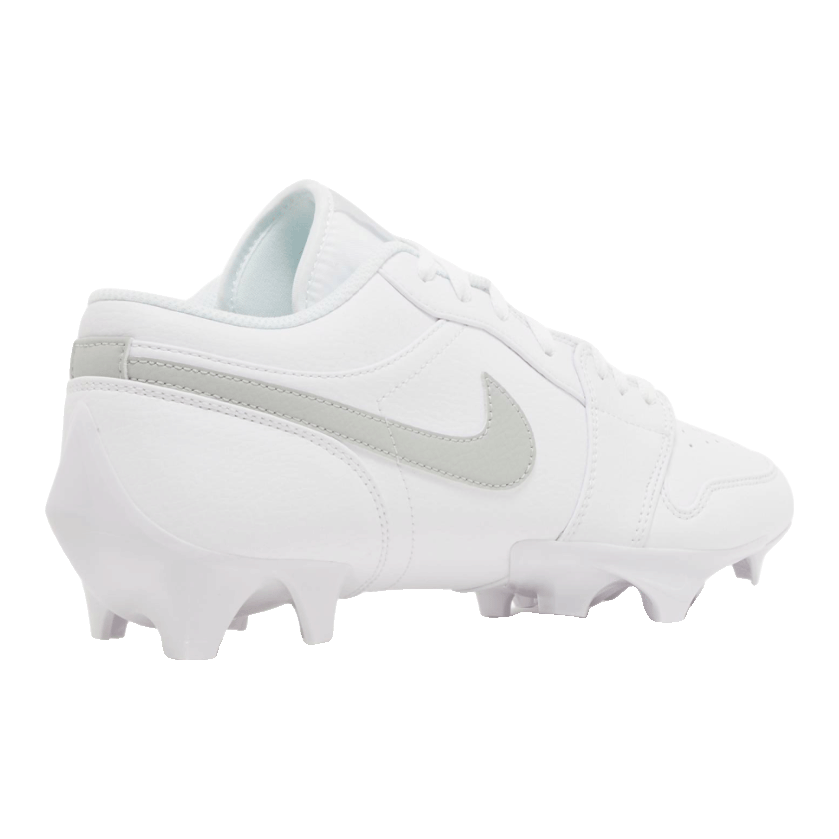 Nike Air Jordan 1 Low TD Cleat White Grey Fog Back