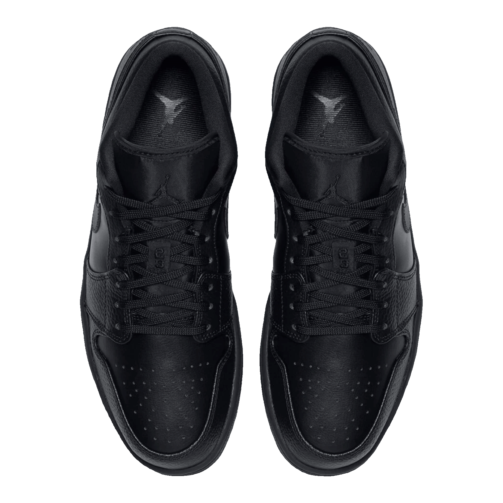 Nike Air Jordan 1 Low Triple Black (2022) (GS) Oben