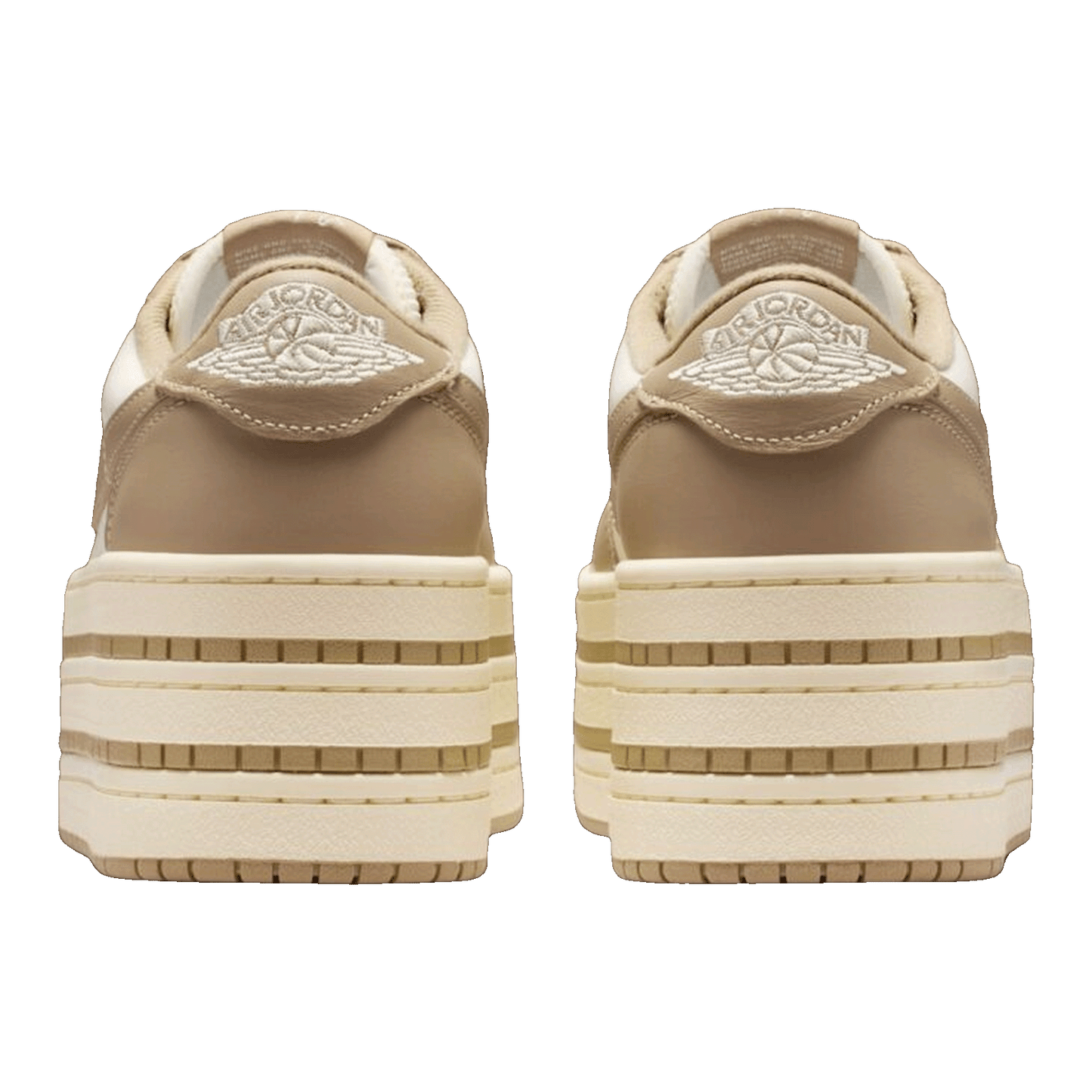 Nike Air Jordan 1 Low Triple Stack Khaki Sail (W) Back HV8288-200