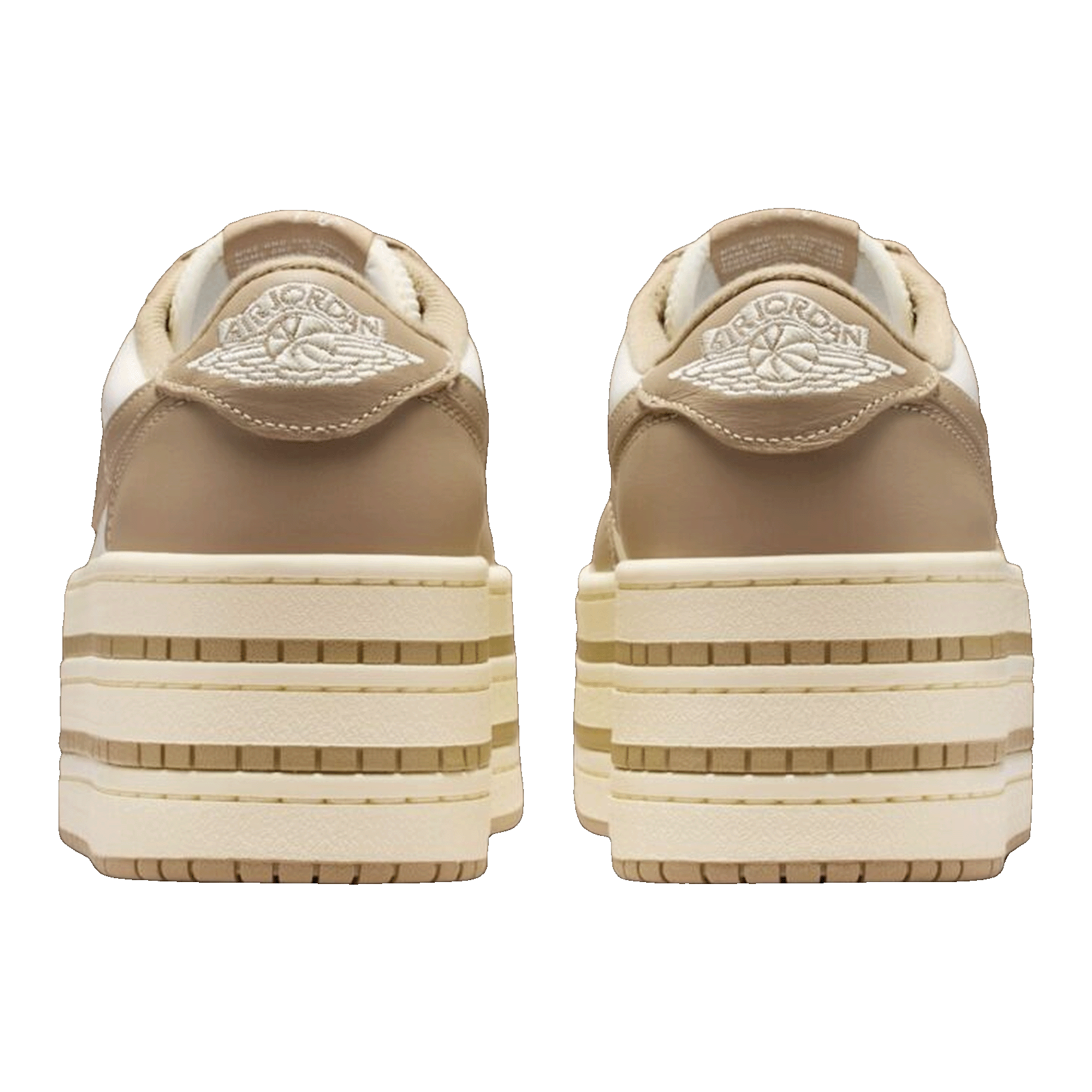 Nike Air Jordan 1 Low Triple Stack Khaki Sail (W) Back HV8288-200