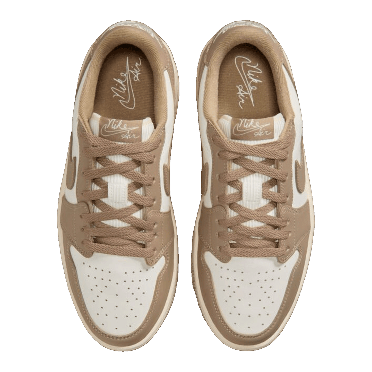 Nike Air Jordan 1 Low Triple Stack Khaki Sail (W) Oben HV8288-200