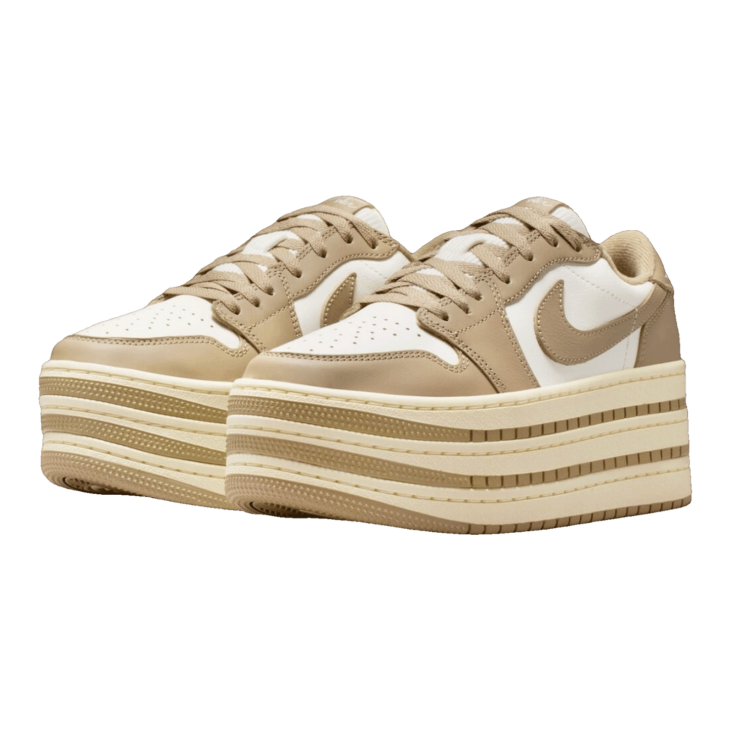 Nike Air Jordan 1 Low Triple Stack Khaki Sail (W) Side HV8288-200
