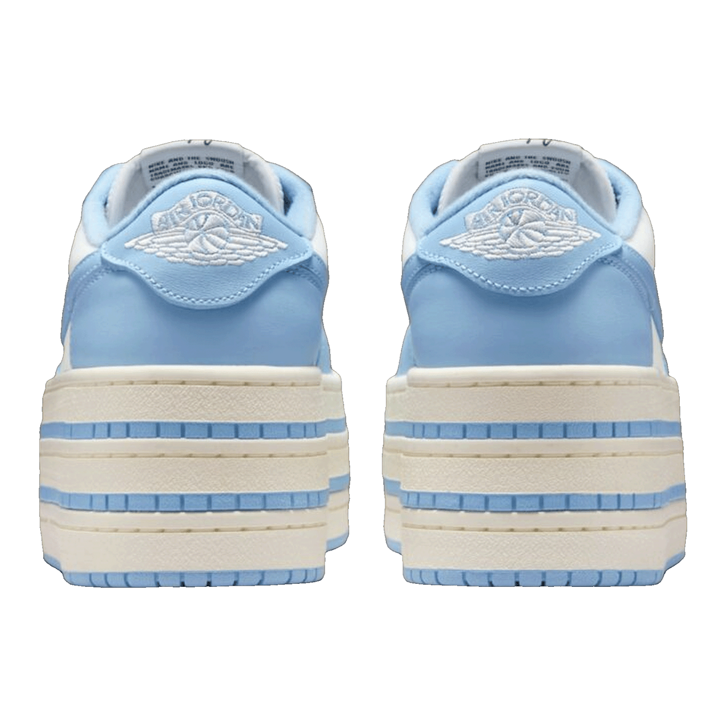 Nike Air Jordan 1 Low Triple Stack Psychic Blue White (W) Back HV8288-402