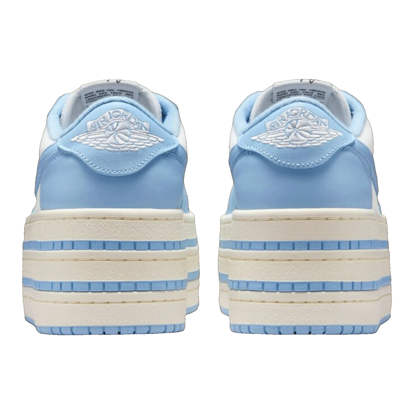 Nike Air Jordan 1 Low Triple Stack Psychic Blue White (W) Back HV8288-402