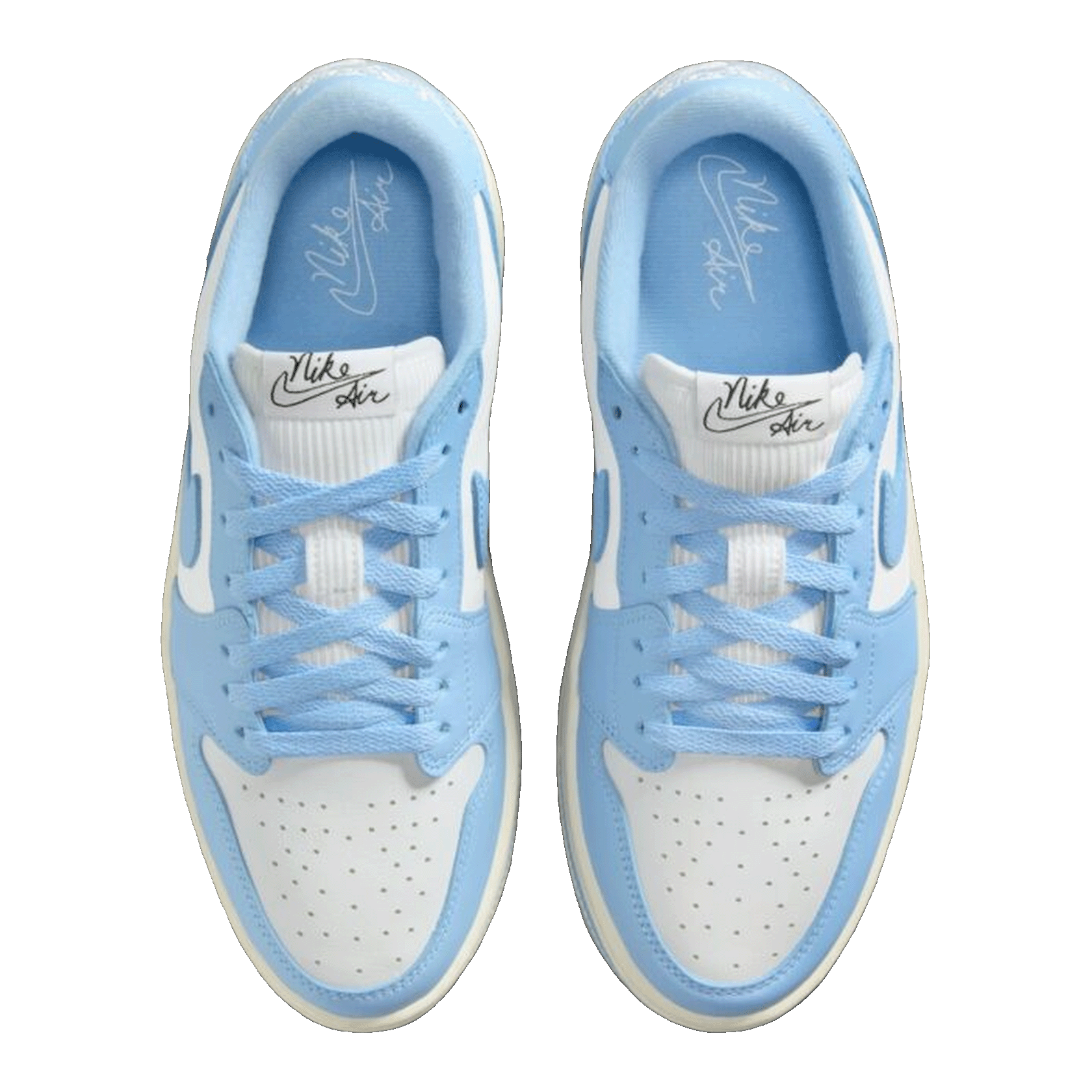 Nike Air Jordan 1 Low Triple Stack Psychic Blue White (W) Oben HV8288-402