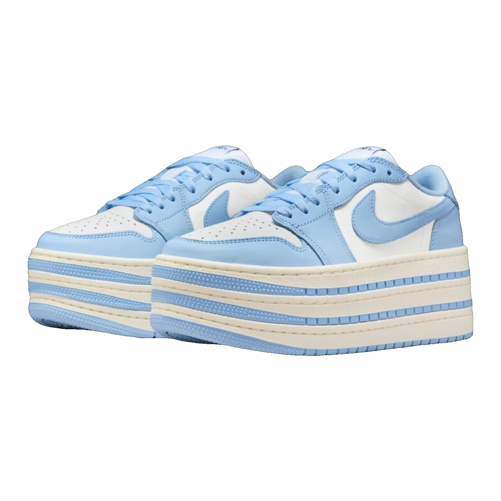 Nike Air Jordan 1 Low Triple Stack Psychic Blue White (W) Side HV8288-402