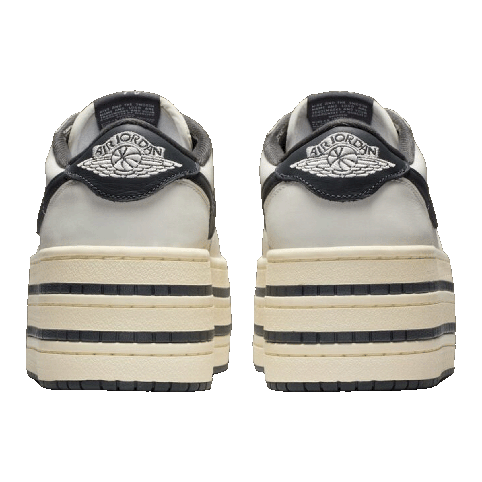 Nike Air Jordan 1 Low Triple Stack Sail Coconut Milk (W) Back HV8288-100