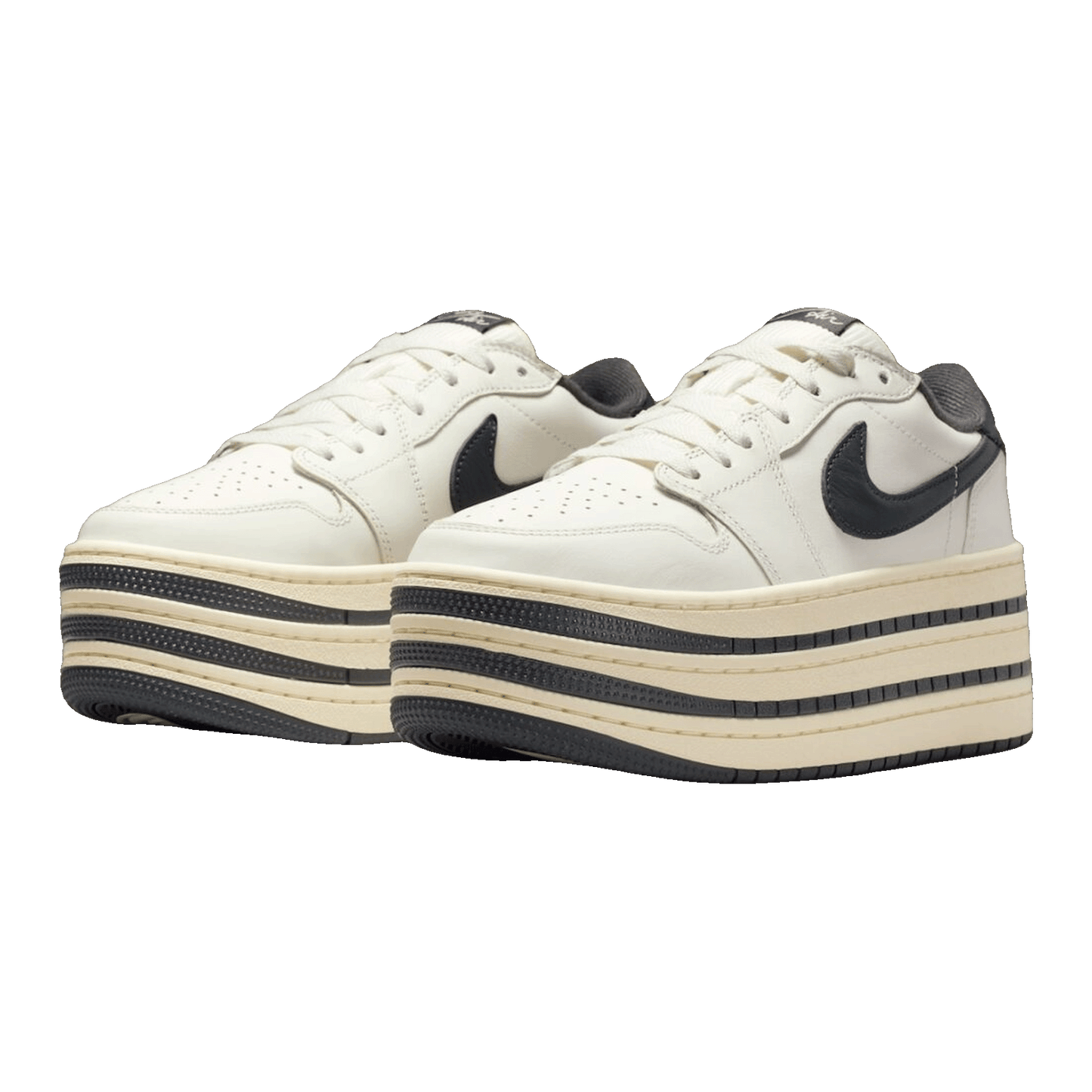 Nike Air Jordan 1 Low Triple Stack Sail Coconut Milk (W) Side HV8288-100