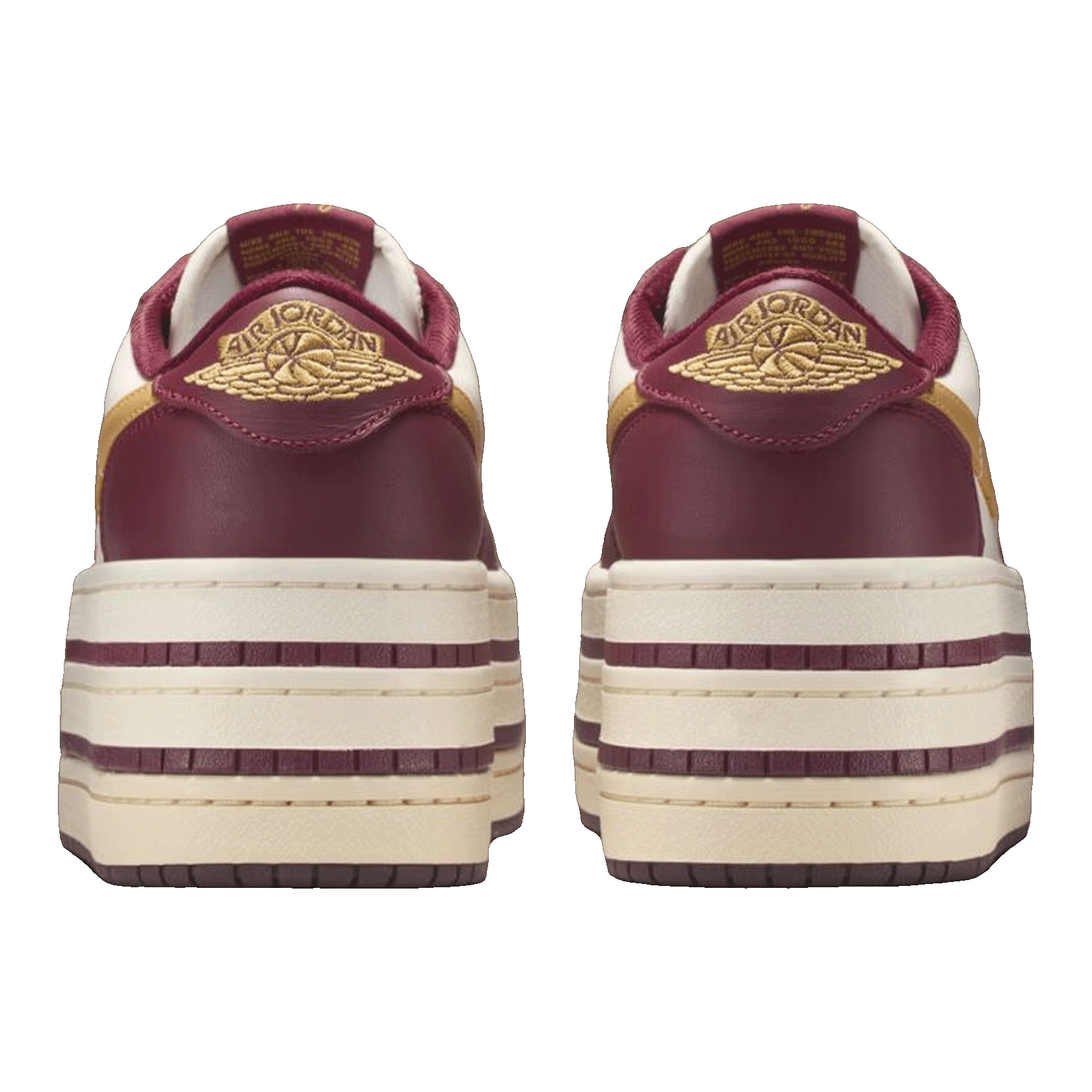 Nike Air Jordan 1 Low Triple Stack Team Red Pale Ivory (W) Back HV8288-600