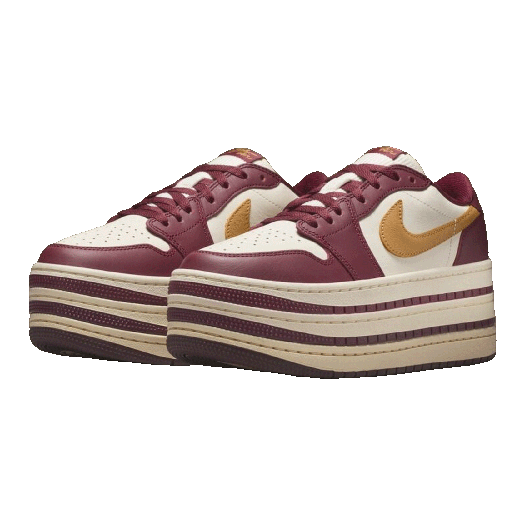 Nike Air Jordan 1 Low Triple Stack Team Red Pale Ivory (W) Side HV8288-600