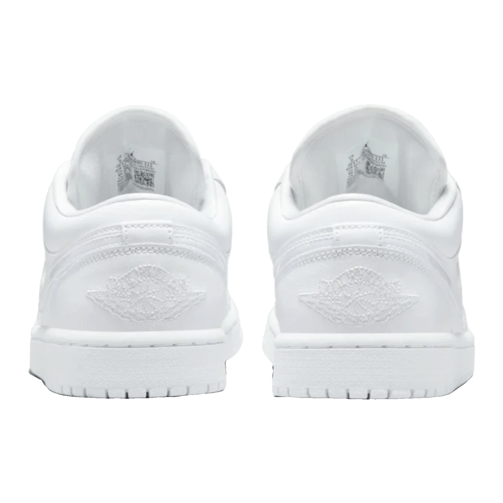 Nike Air Jordan 1 Low Triple White (2022) (W) Back