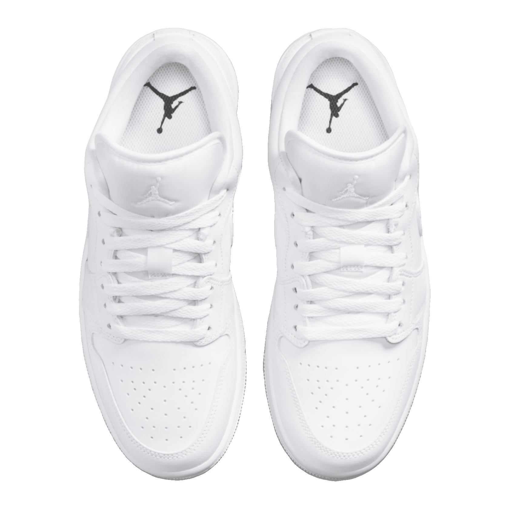 Nike Air Jordan 1 Low Triple White (2022) (W) Oben