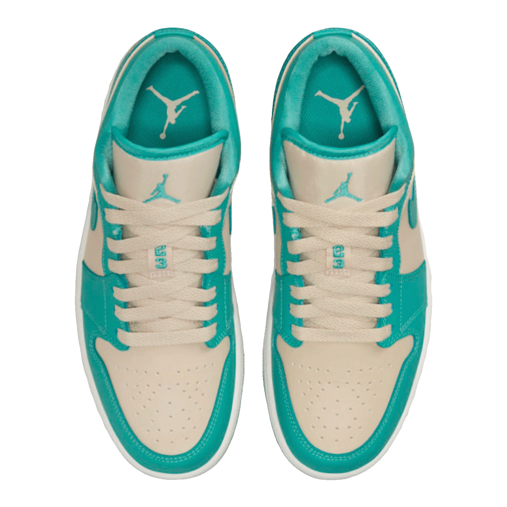Nike Air Jordan 1 Low Tropical Teal (W) Oben