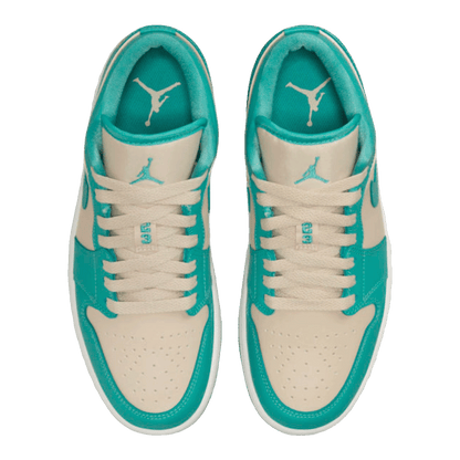Nike Air Jordan 1 Low Tropical Teal (W) Oben