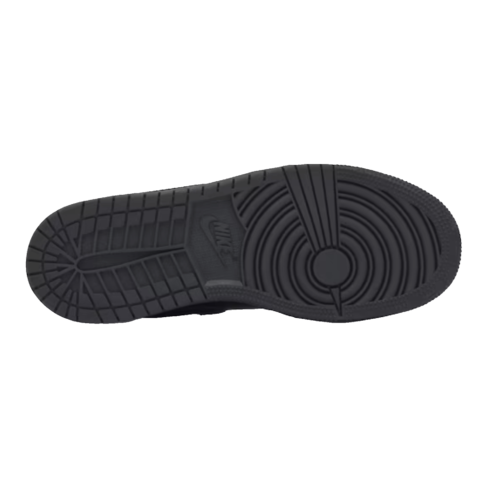 Nike Air Jordan 1 Low Tumbled Leather Black (GS) Sohle