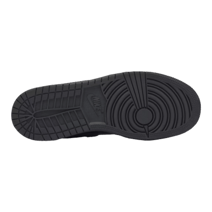 Nike Air Jordan 1 Low Tumbled Leather Black (GS) Sohle
