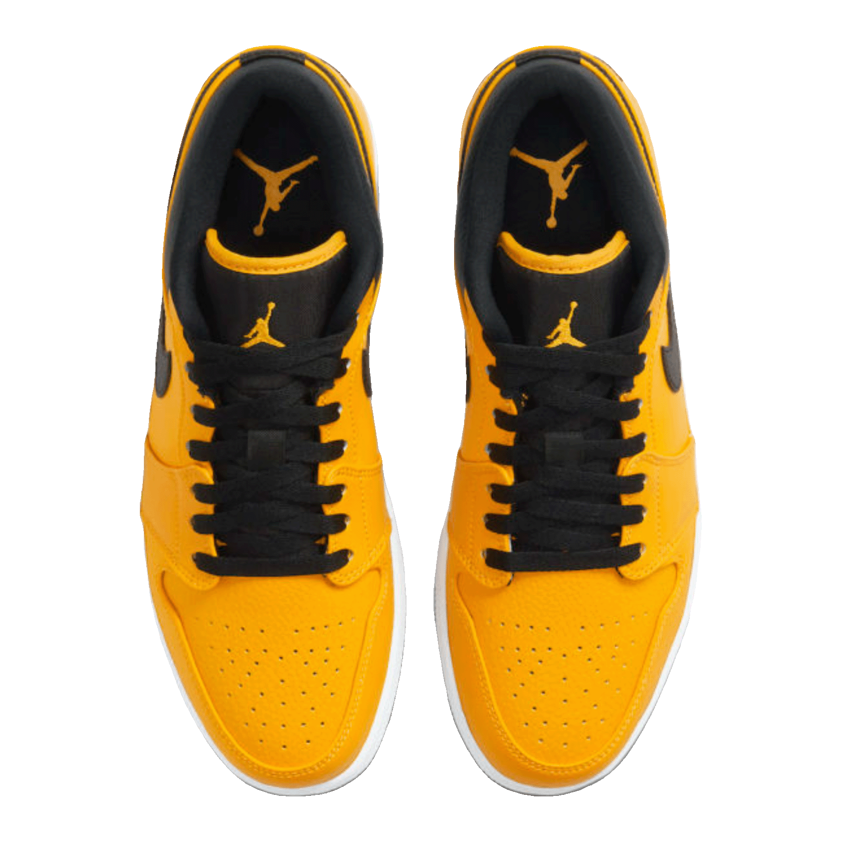Nike Air Jordan 1 Low University Gold Black (GS) Oben