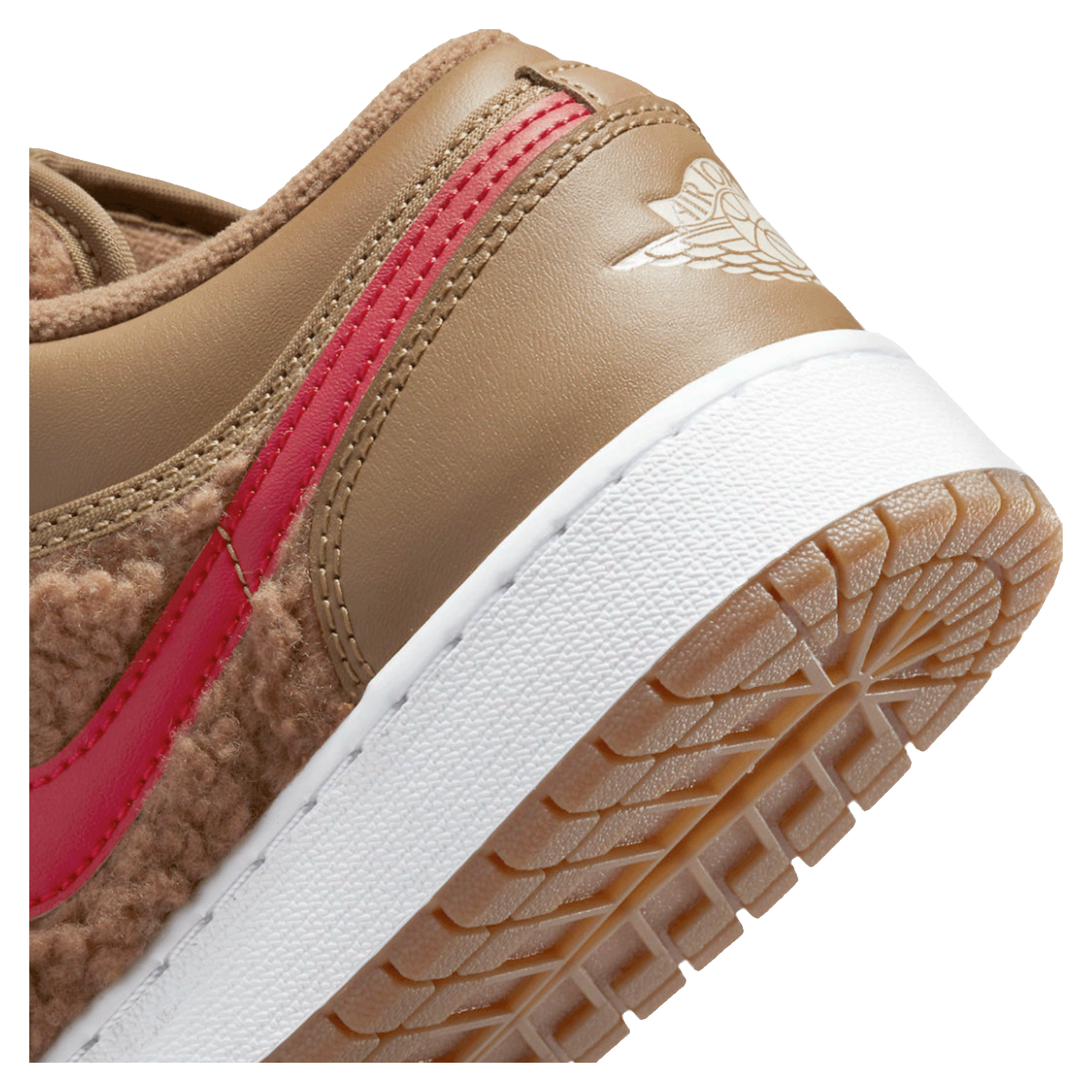 Nike Air Jordan 1 Low Utility Teddy Bear (GS) Detail
