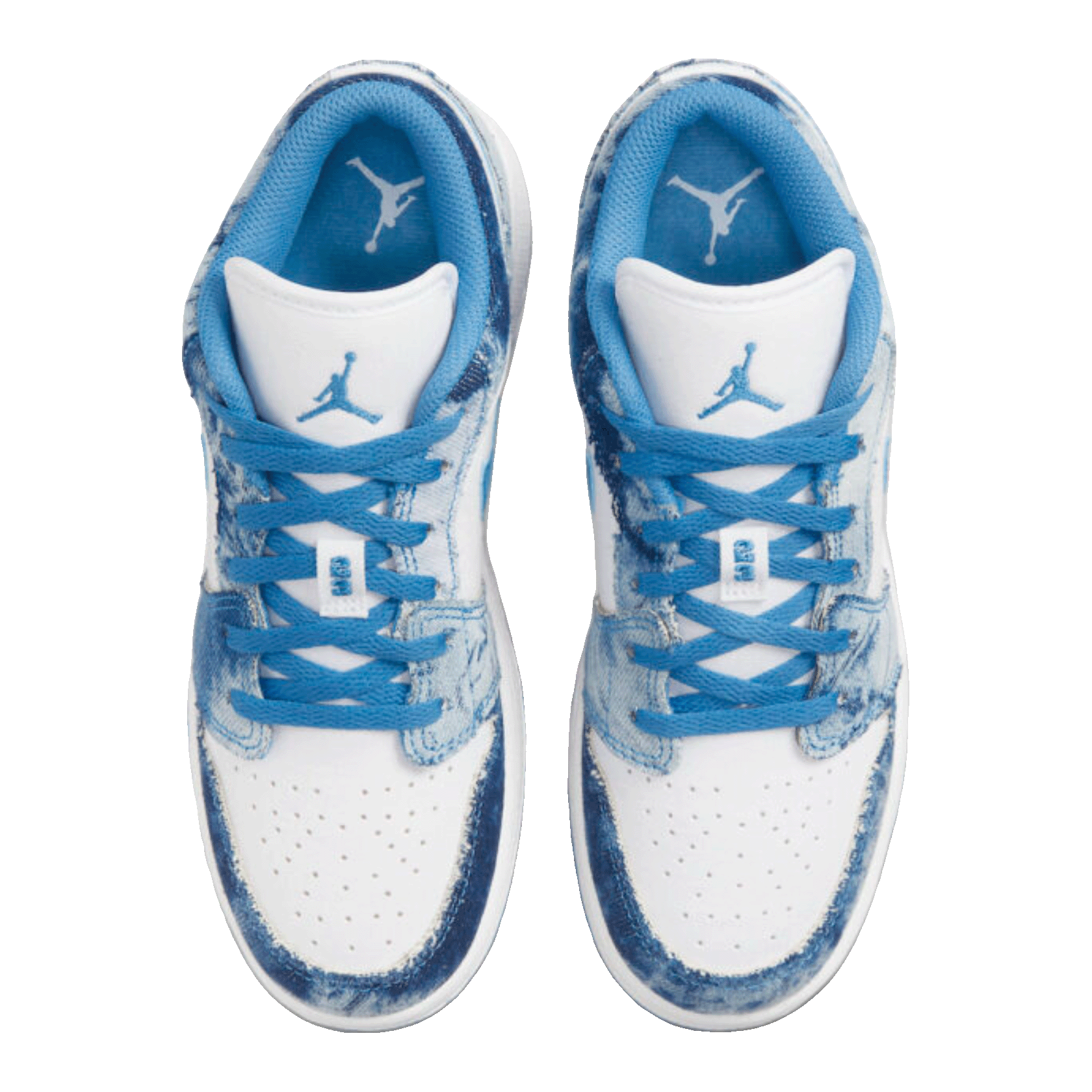 Nike Air Jordan 1 Low Washed Denim (GS) Oben