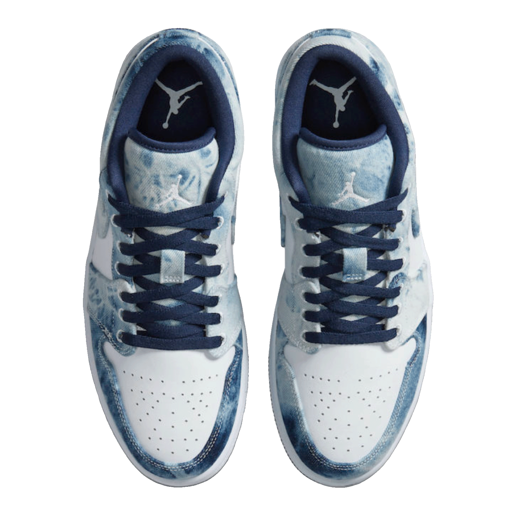 Nike Air Jordan 1 Low Washed Denim Oben