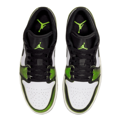 Nike Air Jordan 1 Low Wear Away Electric Green (GS) Oben