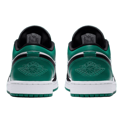 Nike Air Jordan 1 Low White Black Mystic Green Back