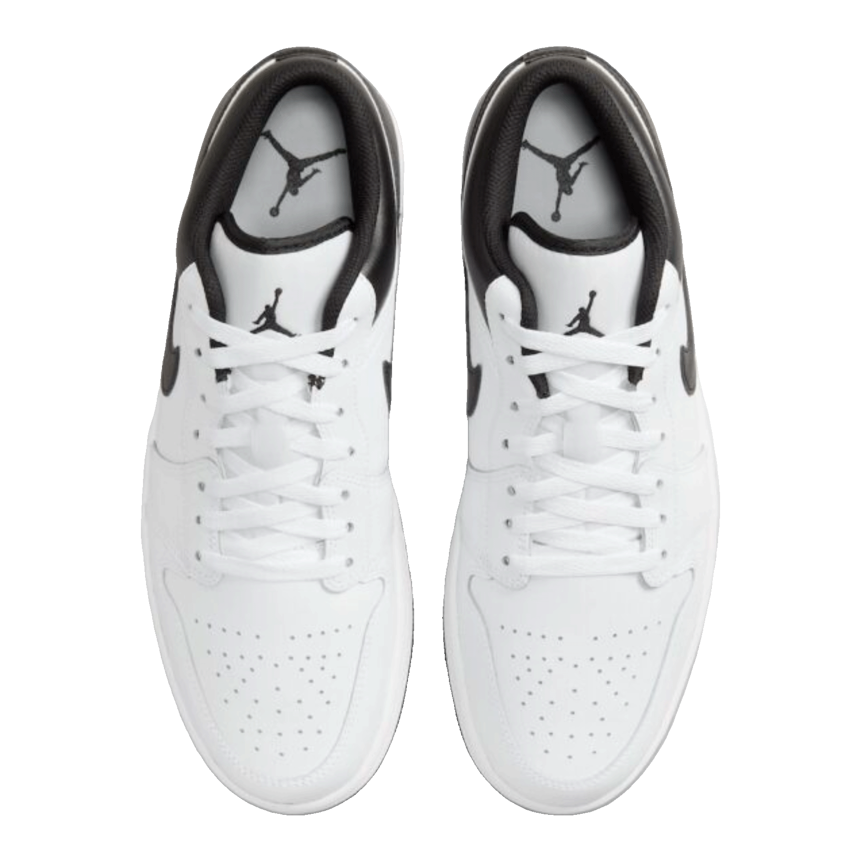 Nike Air Jordan 1 Low White Black Oben