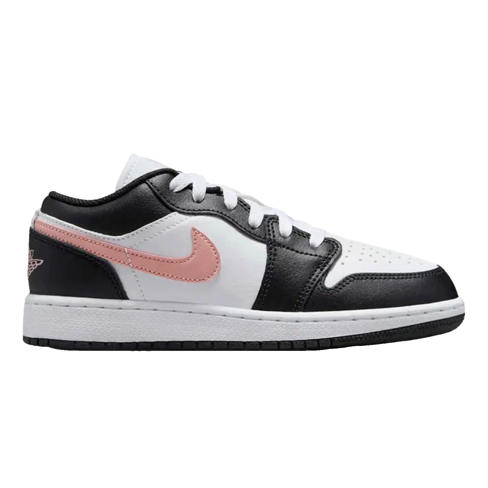 Nike Air Jordan 1 Low White Black Rust Pink (GS)