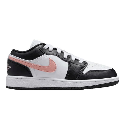 Nike Air Jordan 1 Low White Black Rust Pink (GS)