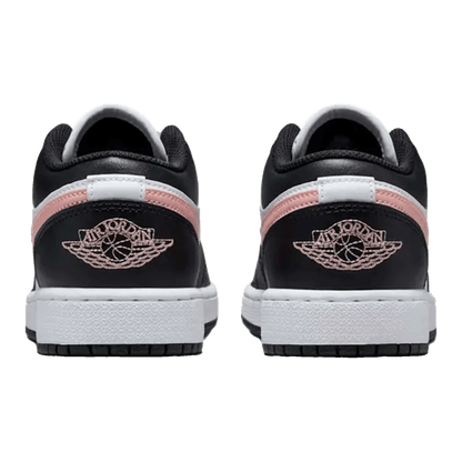 Nike Air Jordan 1 Low White Black Rust Pink (GS) Back