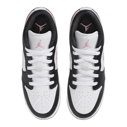 Nike Air Jordan 1 Low White Black Rust Pink (GS) Oben