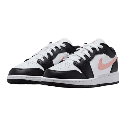 Nike Air Jordan 1 Low White Black Rust Pink (GS) Side