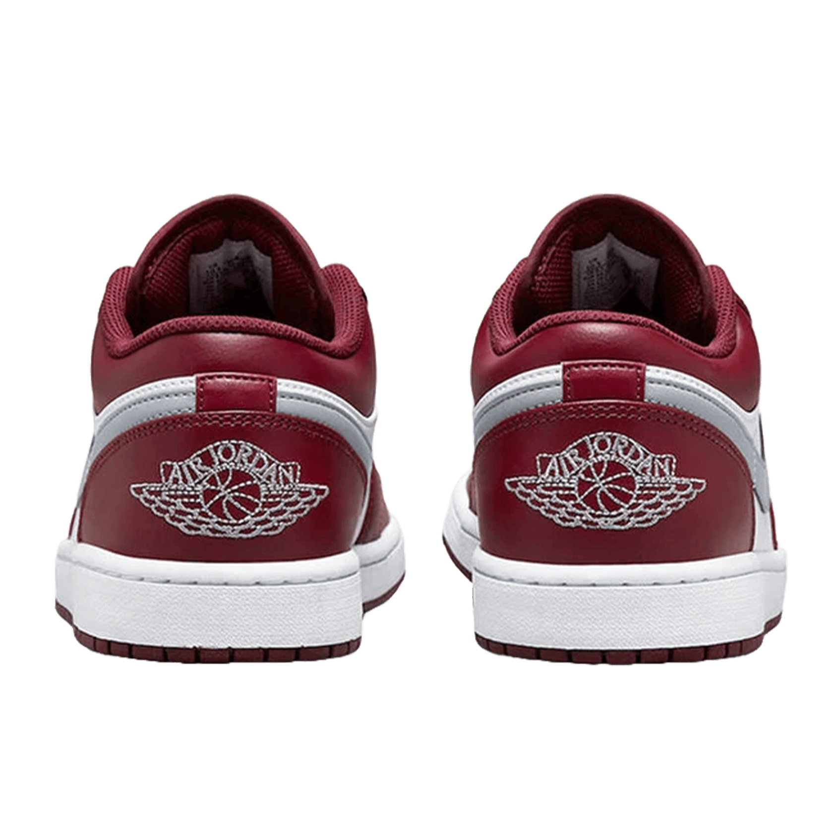 Nike Air Jordan 1 Low White Bordeaux Back