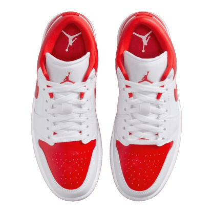 Nike Air Jordan 1 Low White Chile Red (W) Oben DC0774-110