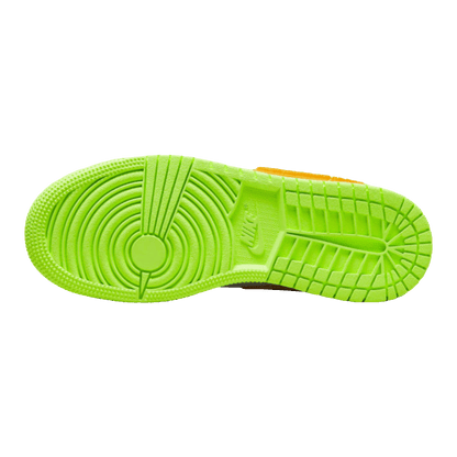 Nike Air Jordan 1 Low White Coconut Milk Ghost Green Laser Orange (GS) Sohle