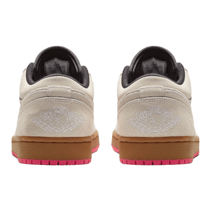 Nike Air Jordan 1 Low White Gum Hyper Pink Back