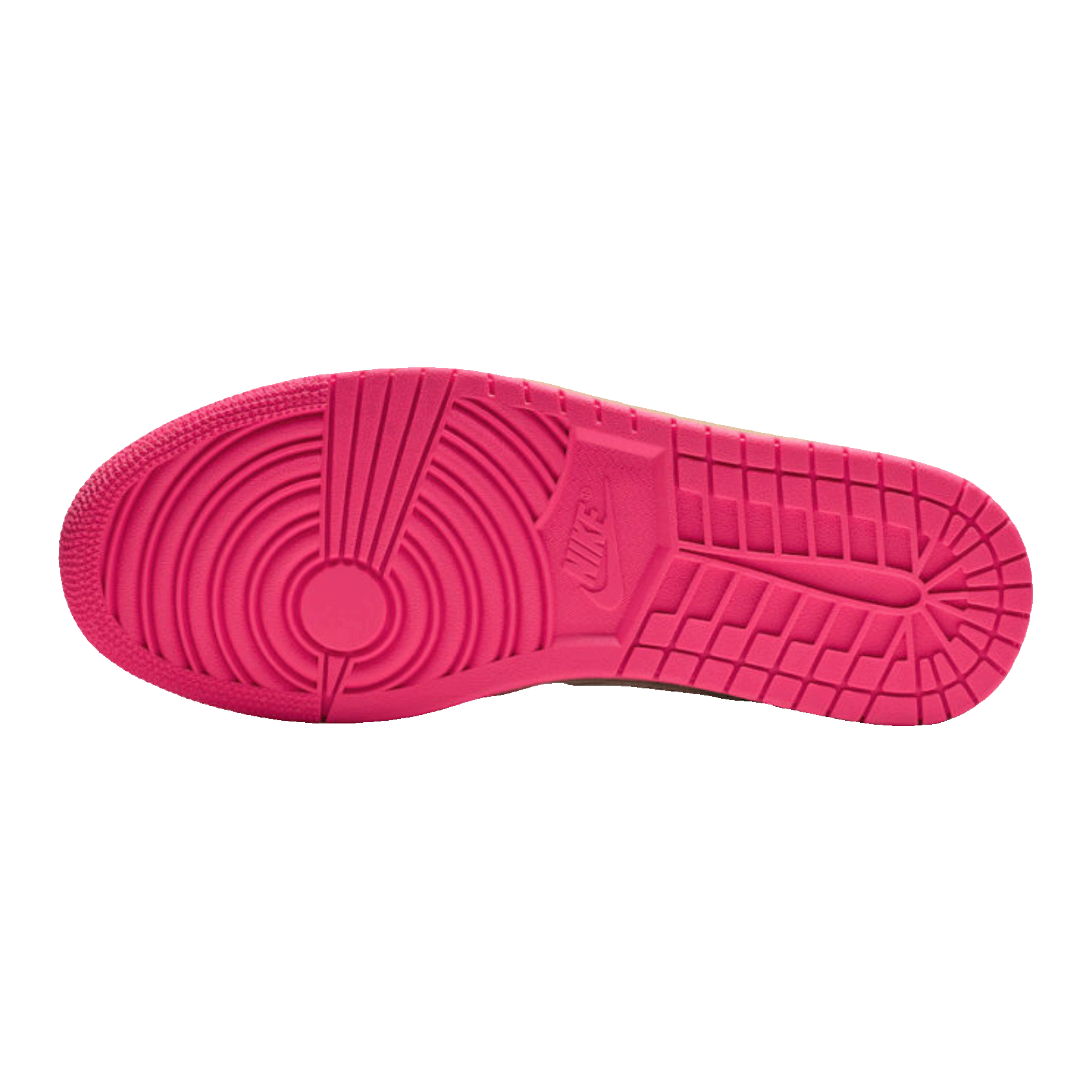 Nike Air Jordan 1 Low White Gum Hyper Pink Sohle