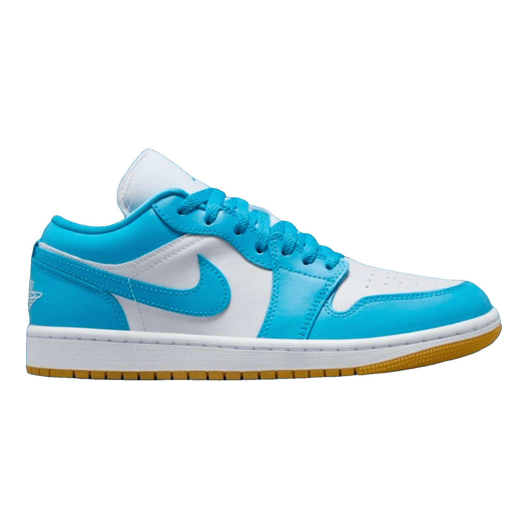 Nike Air Jordan 1 Low White Gum Light Brown Dark Powder Blue (W)