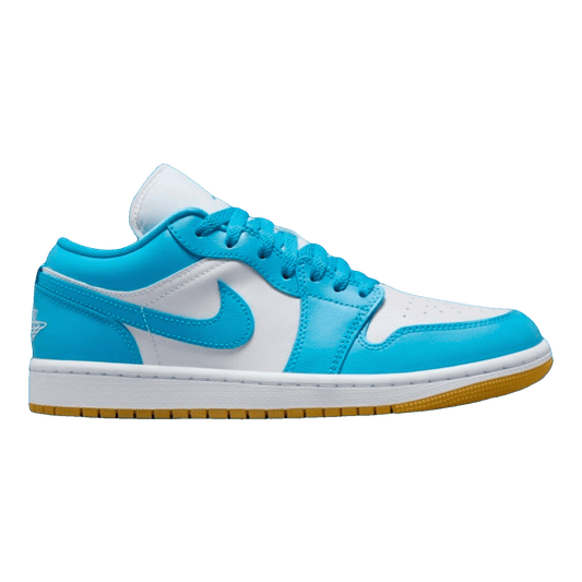 Nike Air Jordan 1 Low White Gum Light Brown Dark Powder Blue (W)