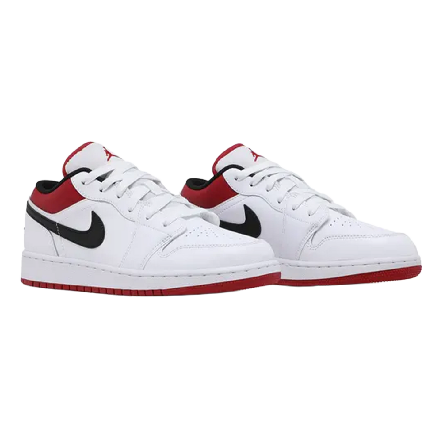 Nike Air Jordan 1 Low White Gym Red Black (GS) Side 553560-164