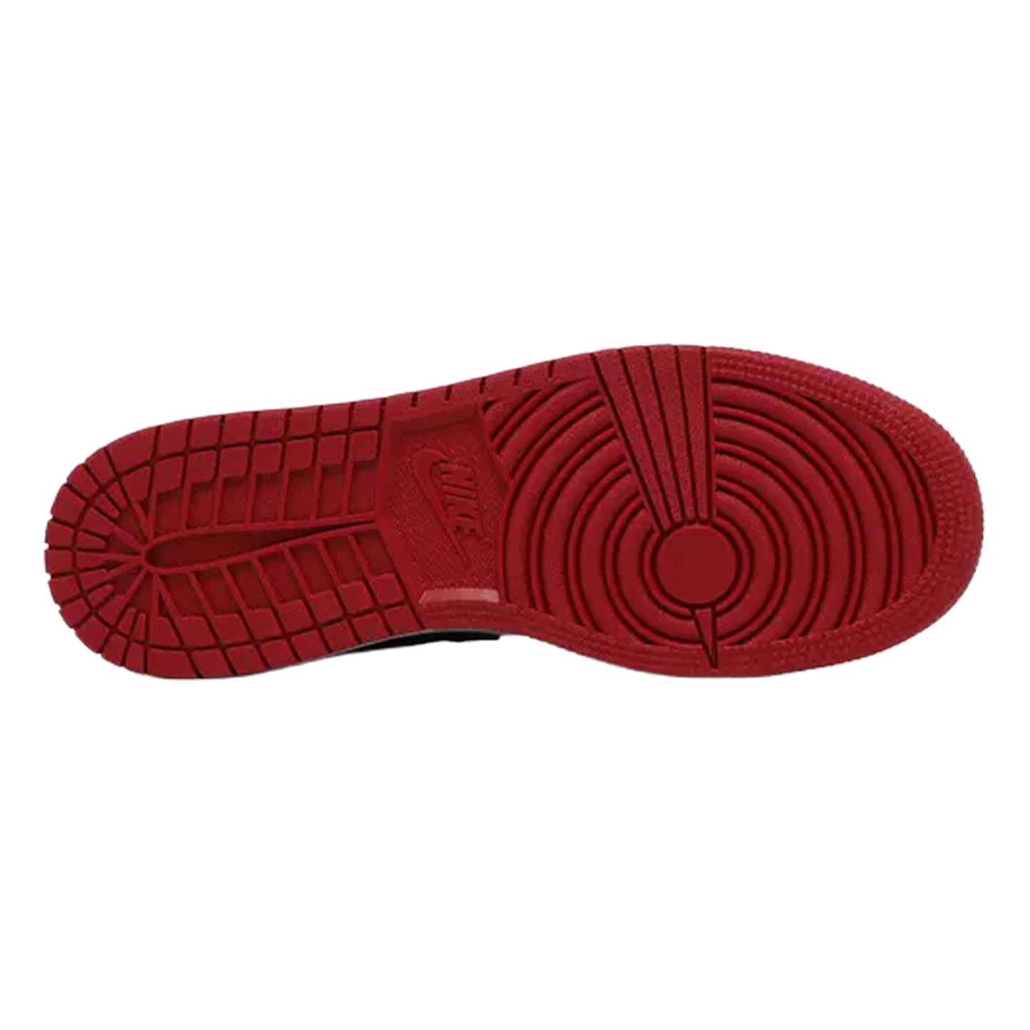 Nike Air Jordan 1 Low White Gym Red Black (GS) Sohle 553560-164