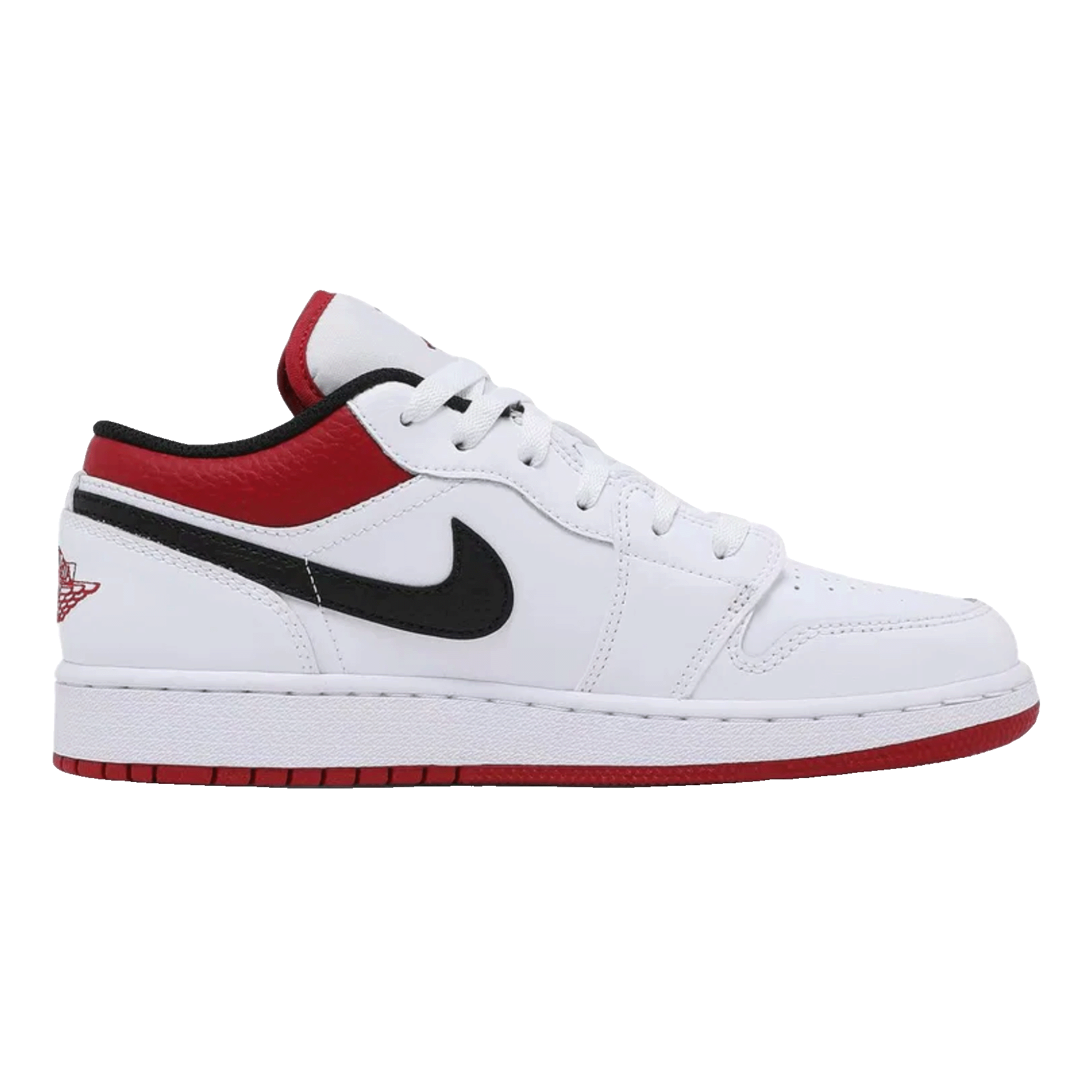 Nike Air Jordan 1 Low White Gym Red (GS)